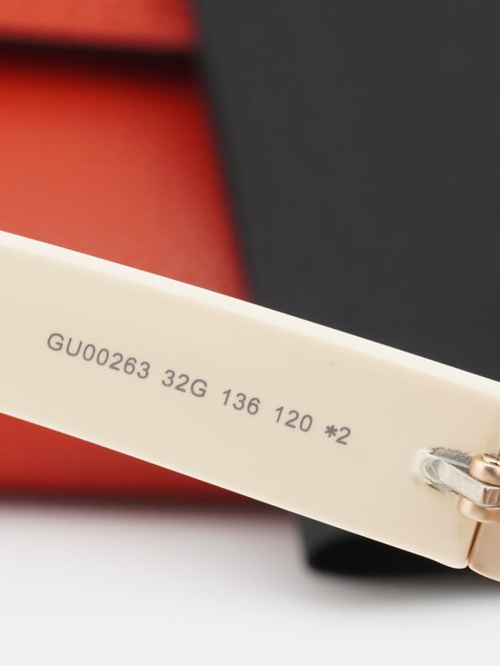 Guess GU00263 32G Shield Sunglasses - Gold / Brown main image 2